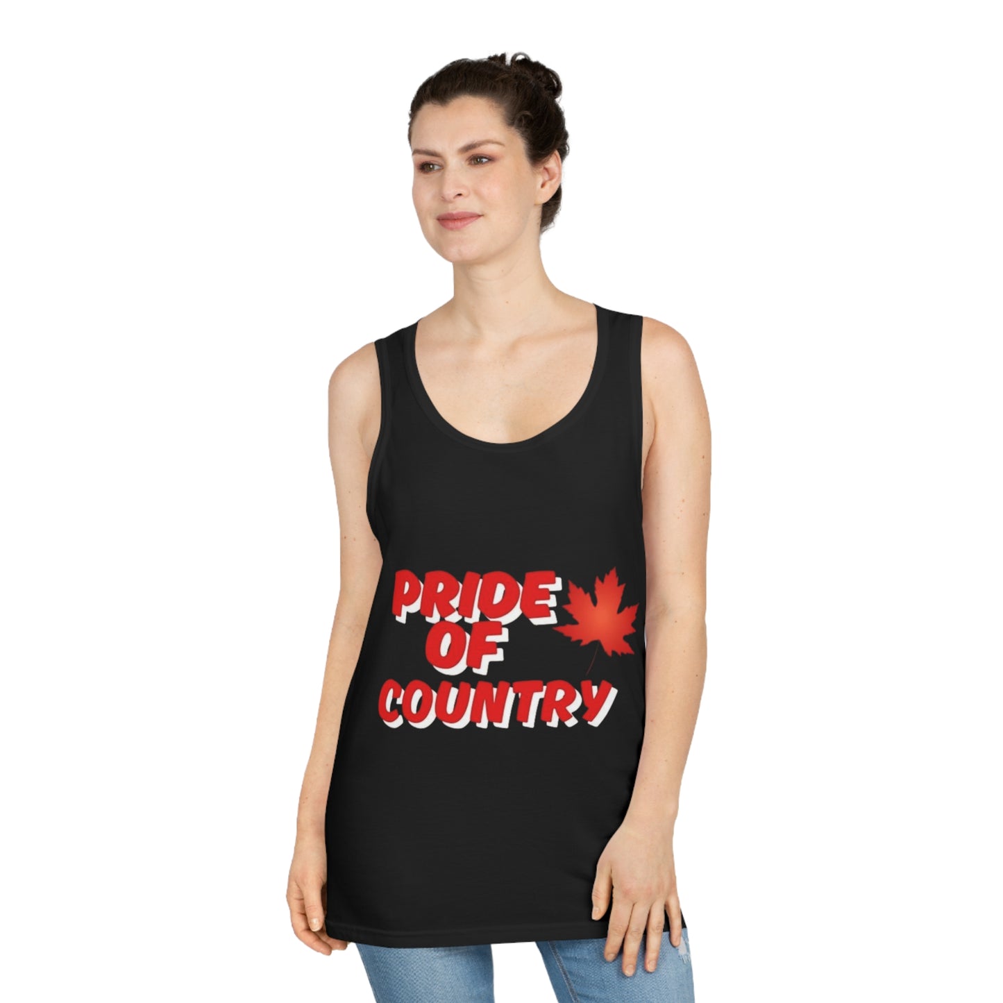 Pride of Country Unisex Tank Top | Canada Day Apparel, Summer Fashion, Pride Shirt, Casual Wear, Gift for Him/Her