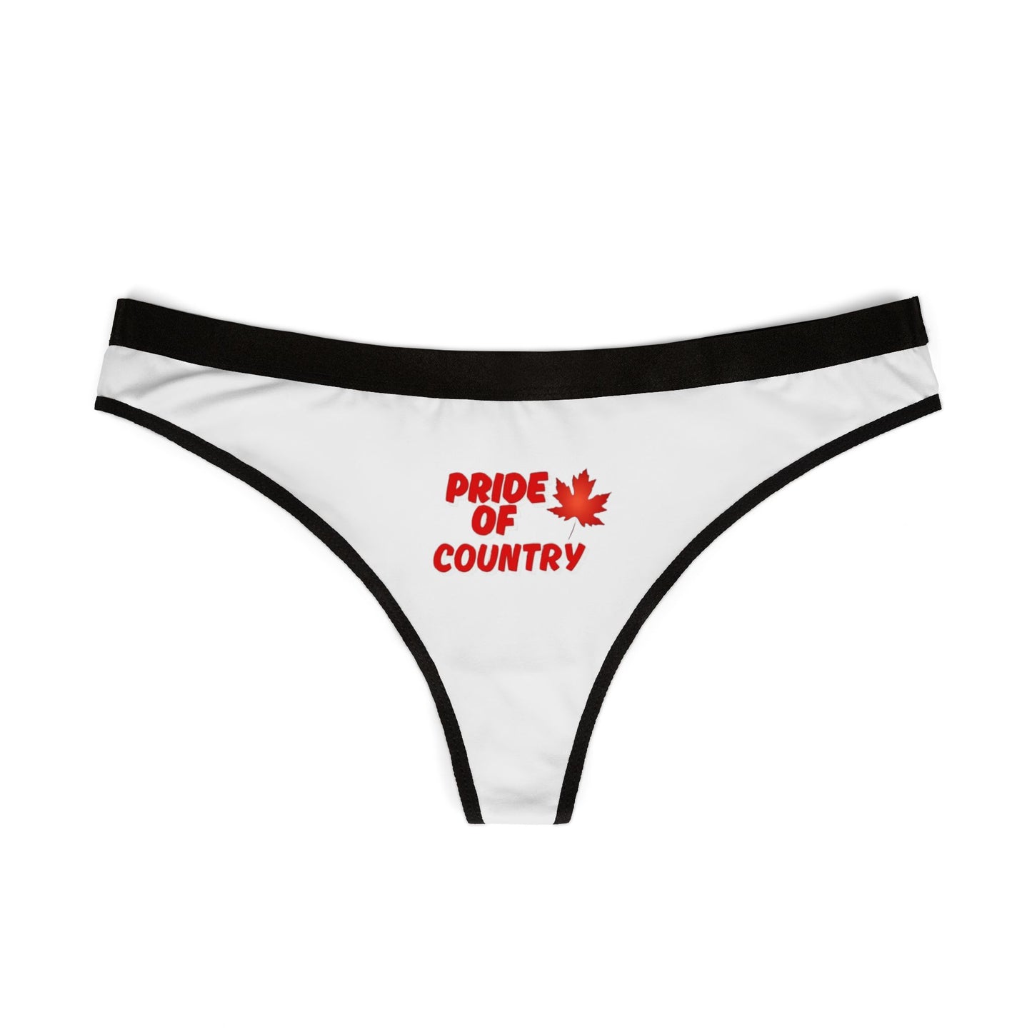 Pride of Country Thongs | Women's Underwear, LGBTQ Pride Apparel, Comfortable Panties, Unique Gift for Pride Month, Halloween Panties