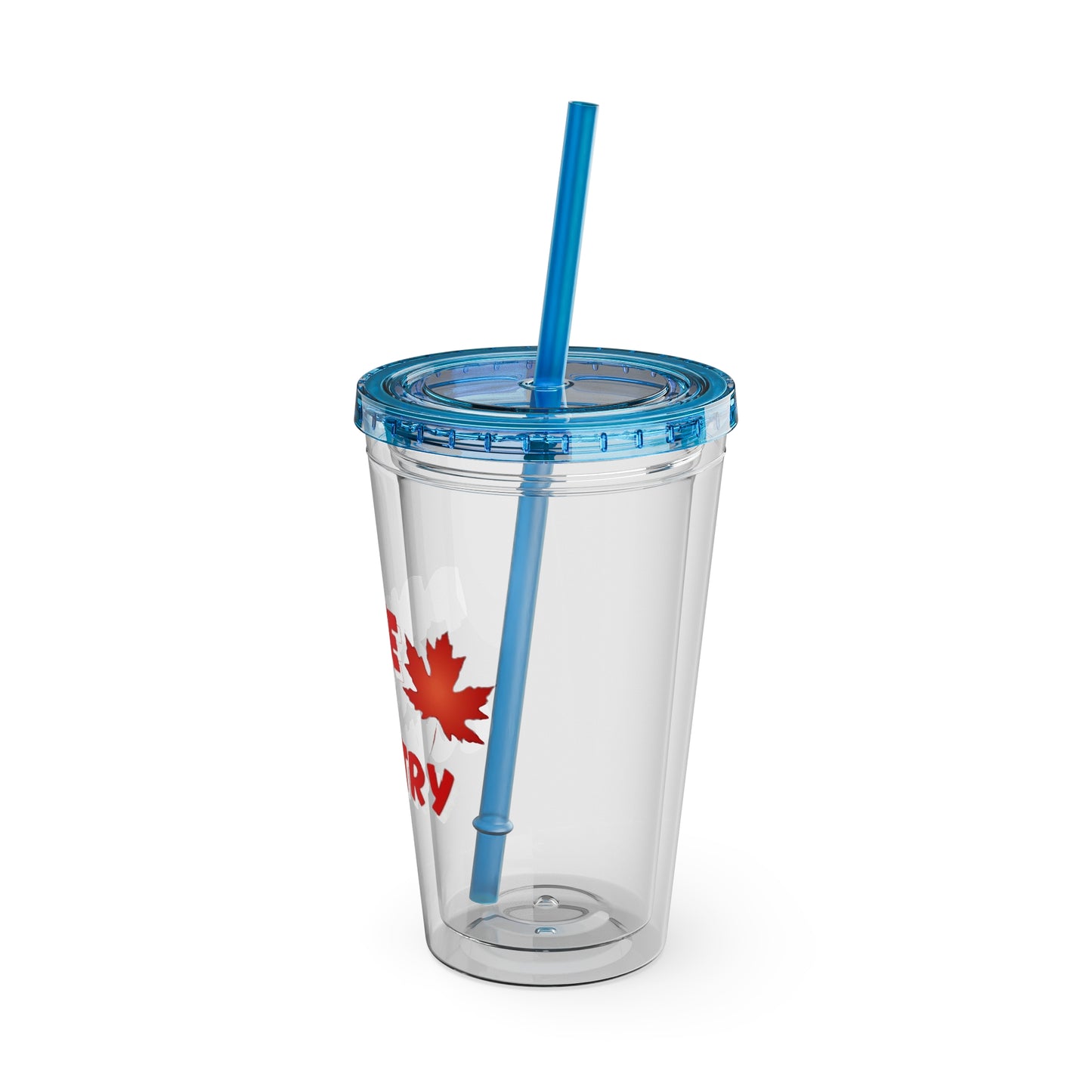 Pride of Country Tumbler, Canadian Travel Mug, Summer Hydration Cup, Reusable Straw Cup, Patriotic Gift Idea, Outdoor Adventure Drinkware