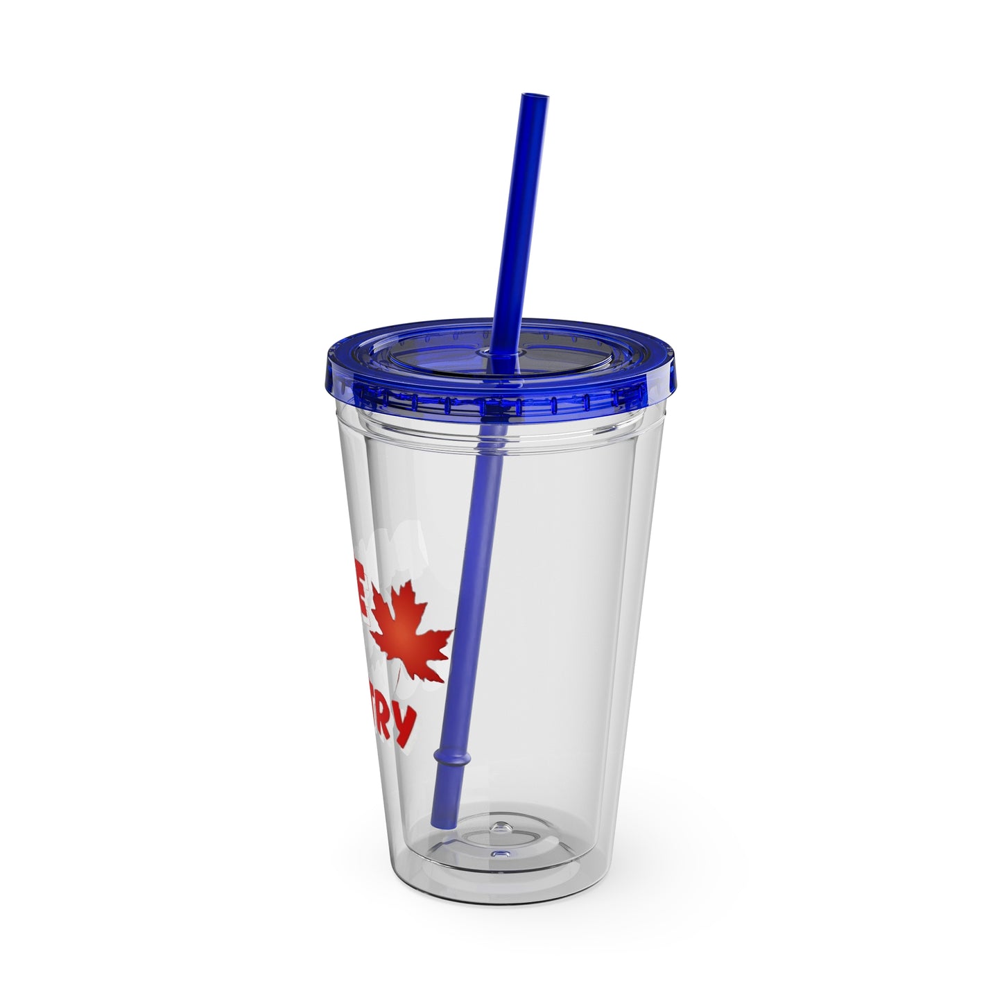 Pride of Country Tumbler, Canadian Travel Mug, Summer Hydration Cup, Reusable Straw Cup, Patriotic Gift Idea, Outdoor Adventure Drinkware