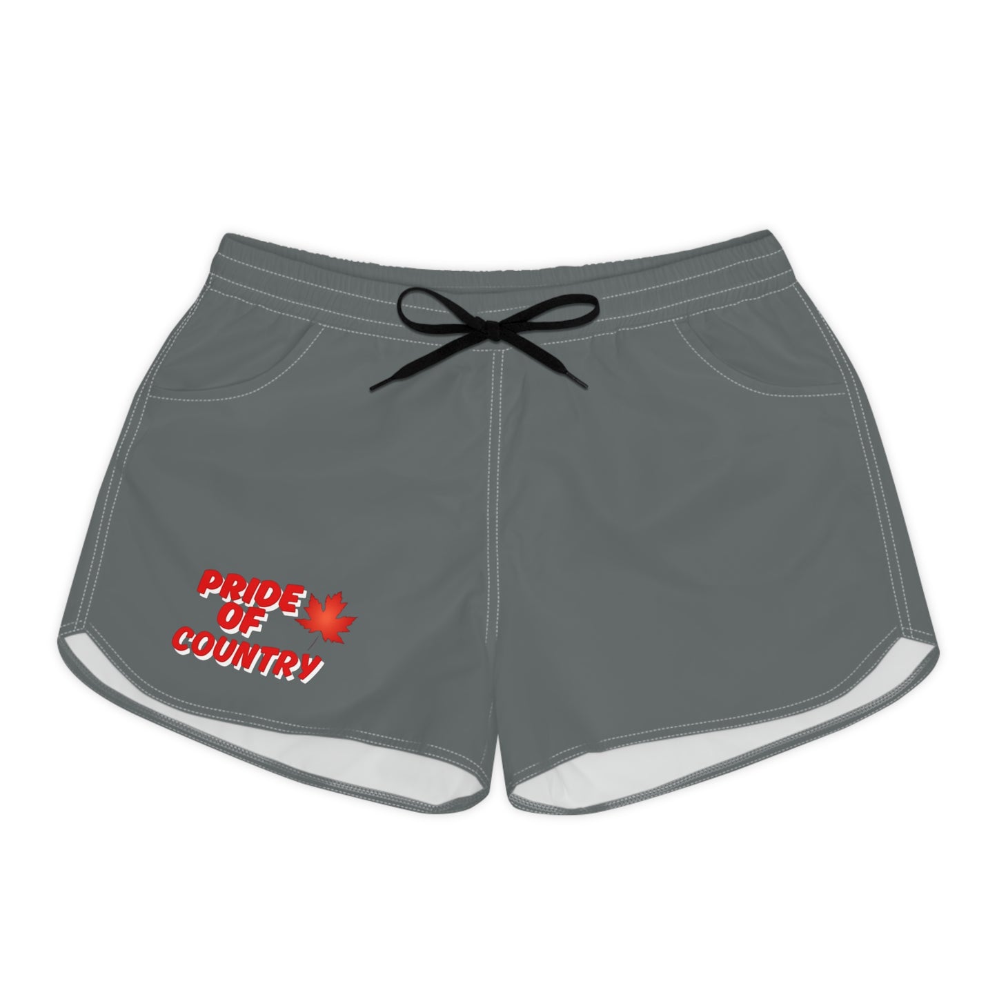 Women’s Pride Casual Shorts, Summer Activewear, Outdoor Shorts, Independence Day Celebration, Gifts for Canadian Patriots
