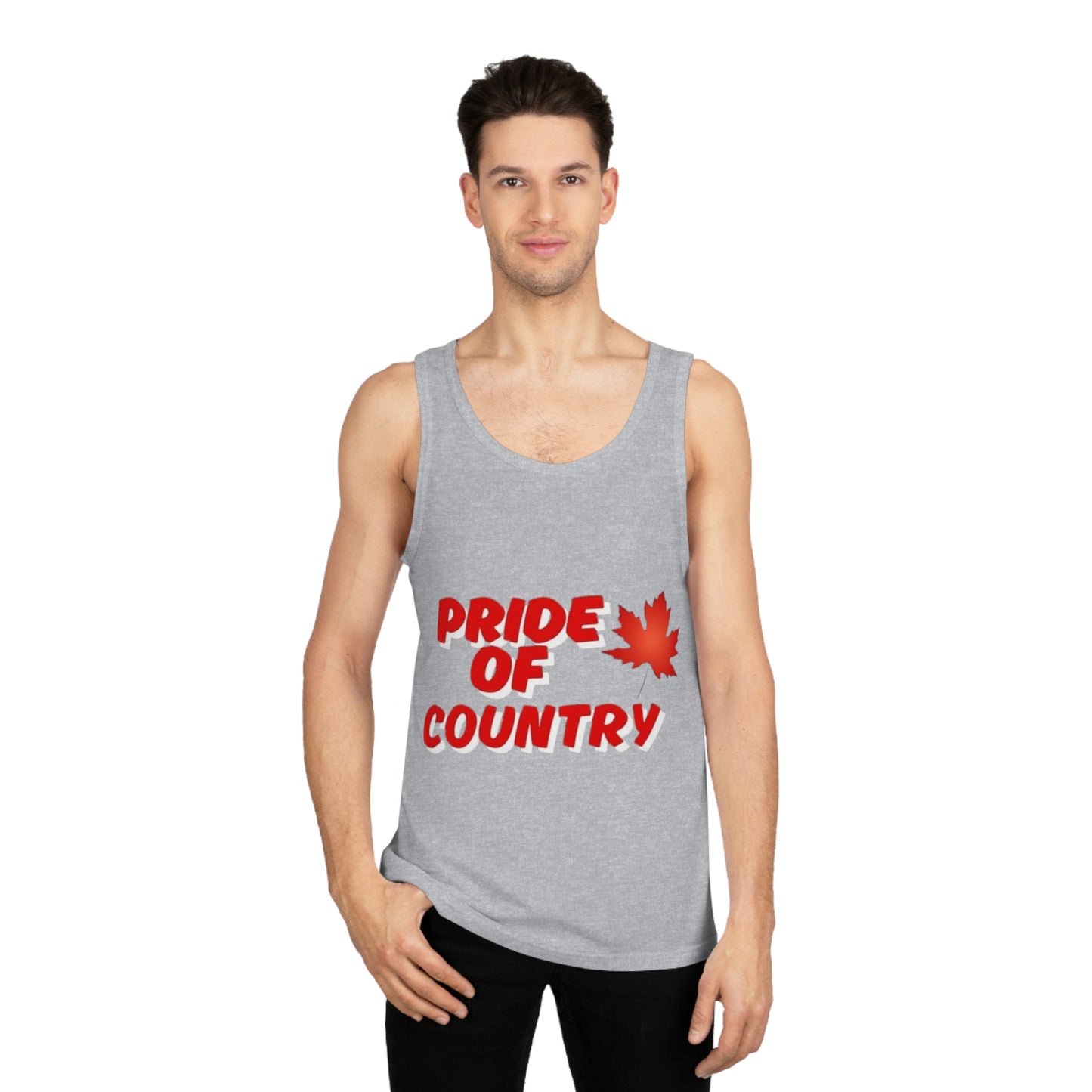 Pride of Country Unisex Tank Top | Canada Day Apparel, Summer Fashion, Pride Shirt, Casual Wear, Gift for Him/Her