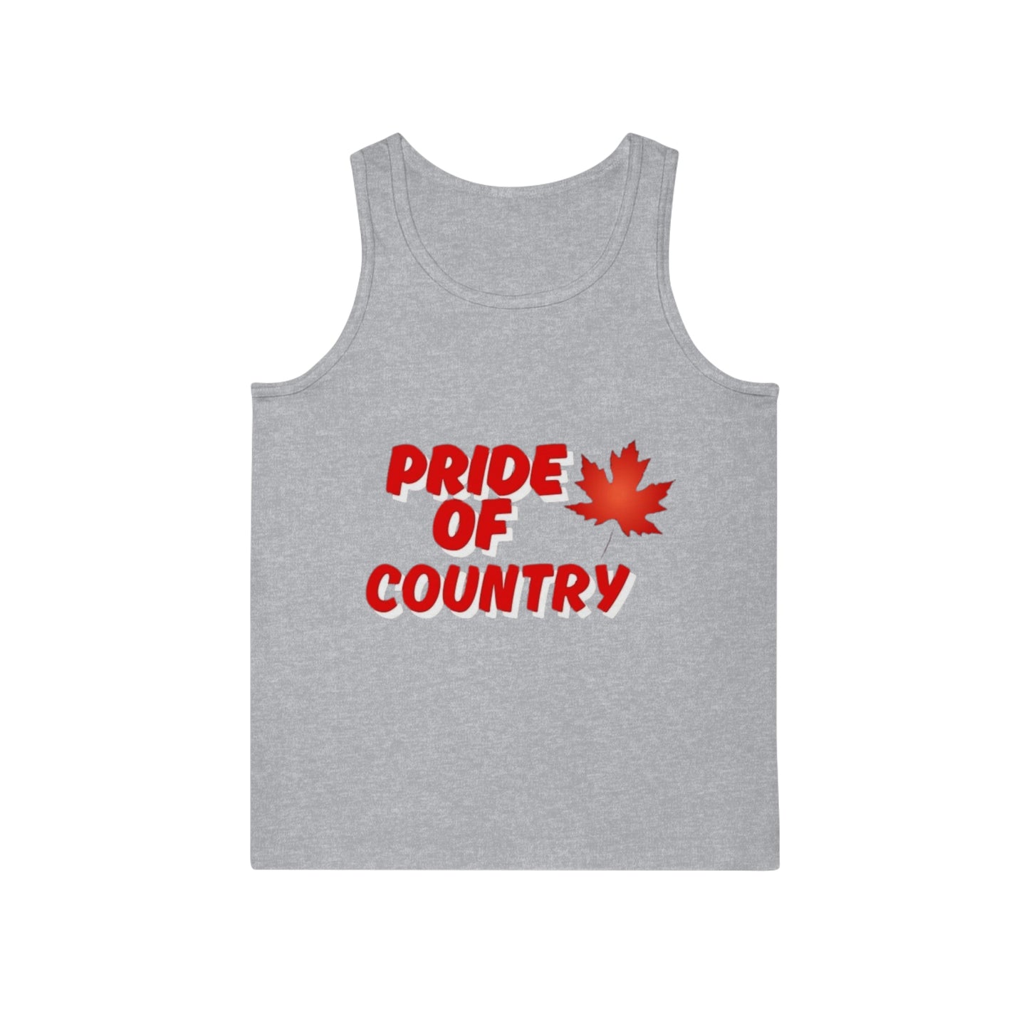 Pride of Country Unisex Tank Top | Canada Day Apparel, Summer Fashion, Pride Shirt, Casual Wear, Gift for Him/Her