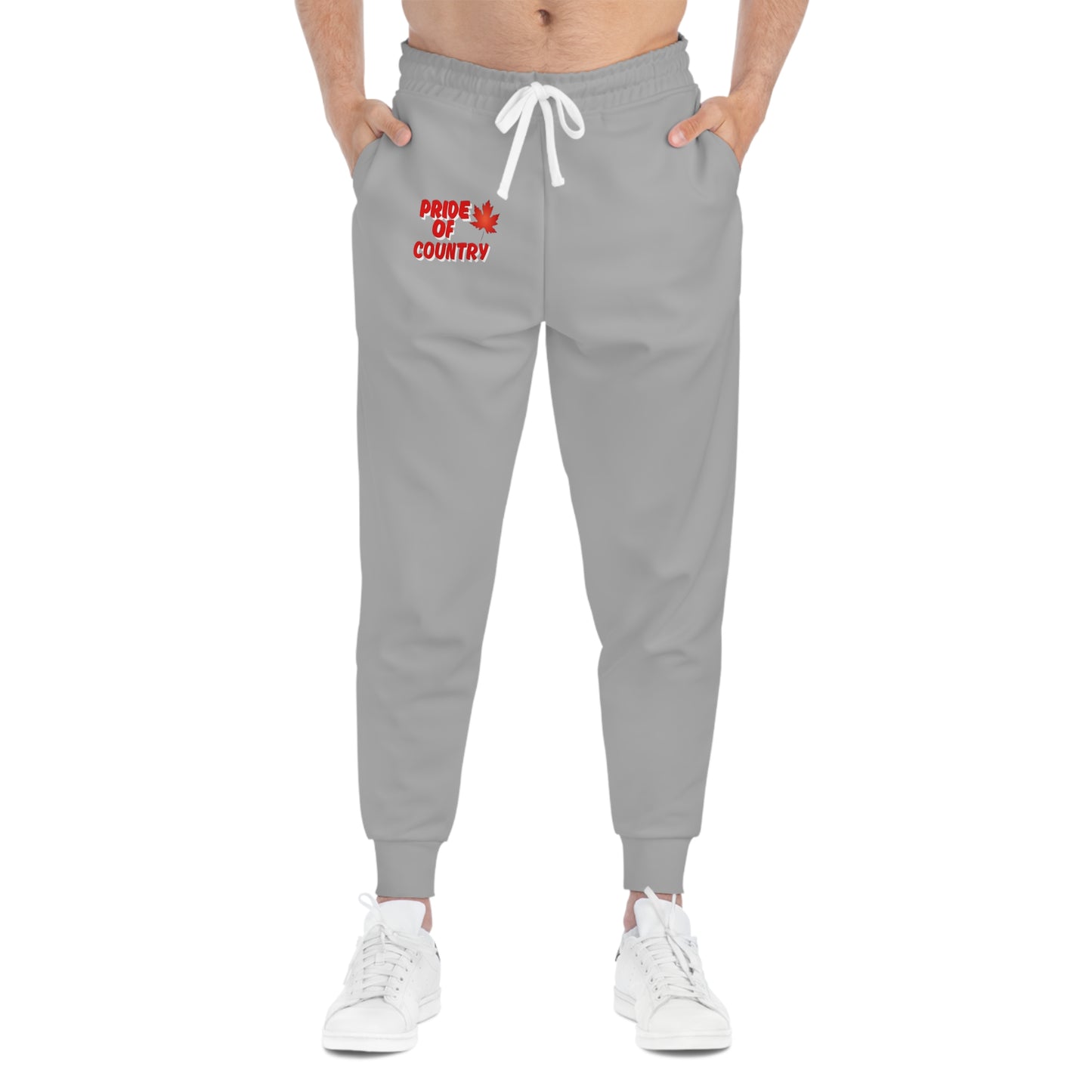 Pride of Country Athletic Joggers, Cozy Sweatpants, Casual Joggers, Gift for Sports Lovers, Comfortable Lounge Pants