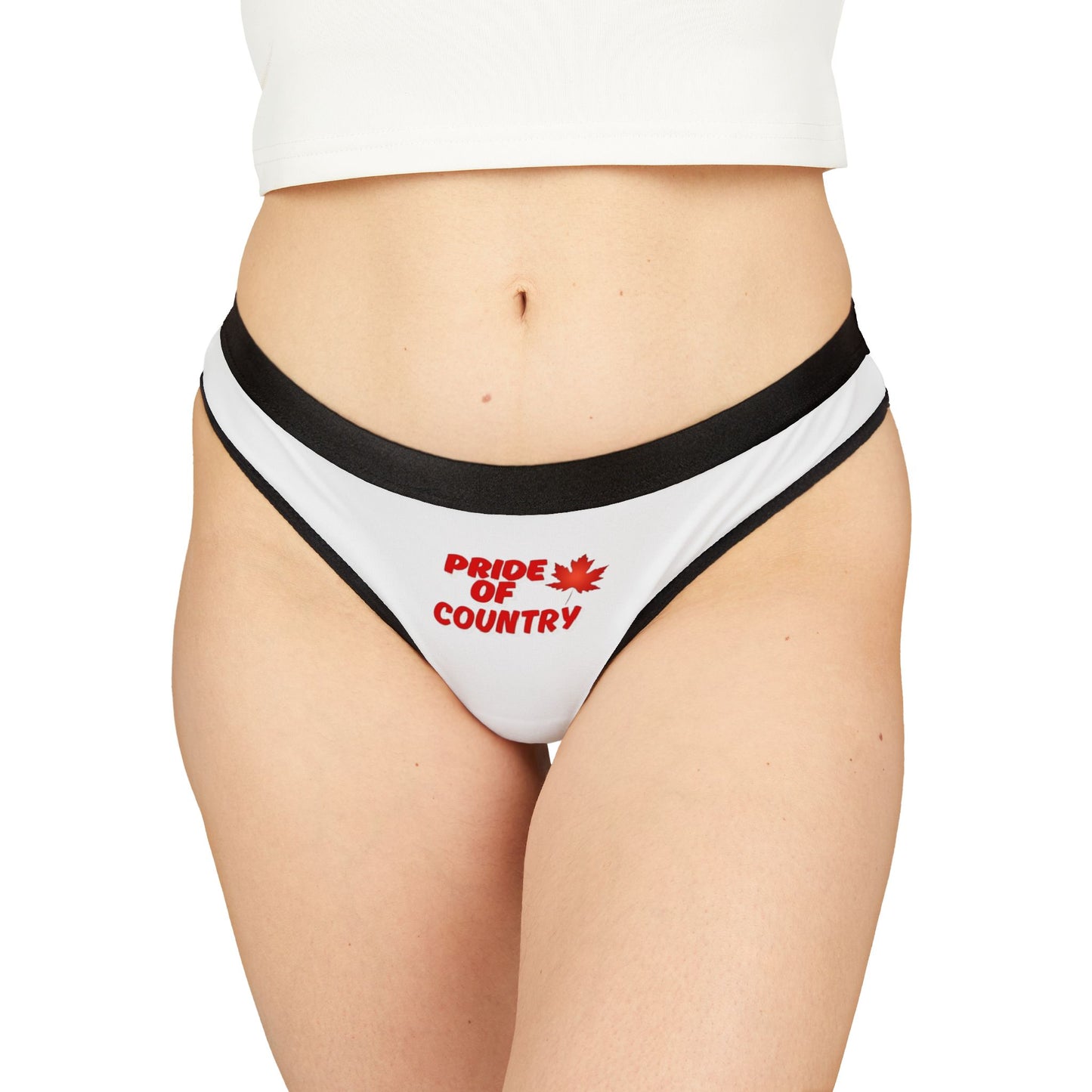 Pride of Country Thongs | Women's Underwear, LGBTQ Pride Apparel, Comfortable Panties, Unique Gift for Pride Month, Halloween Panties