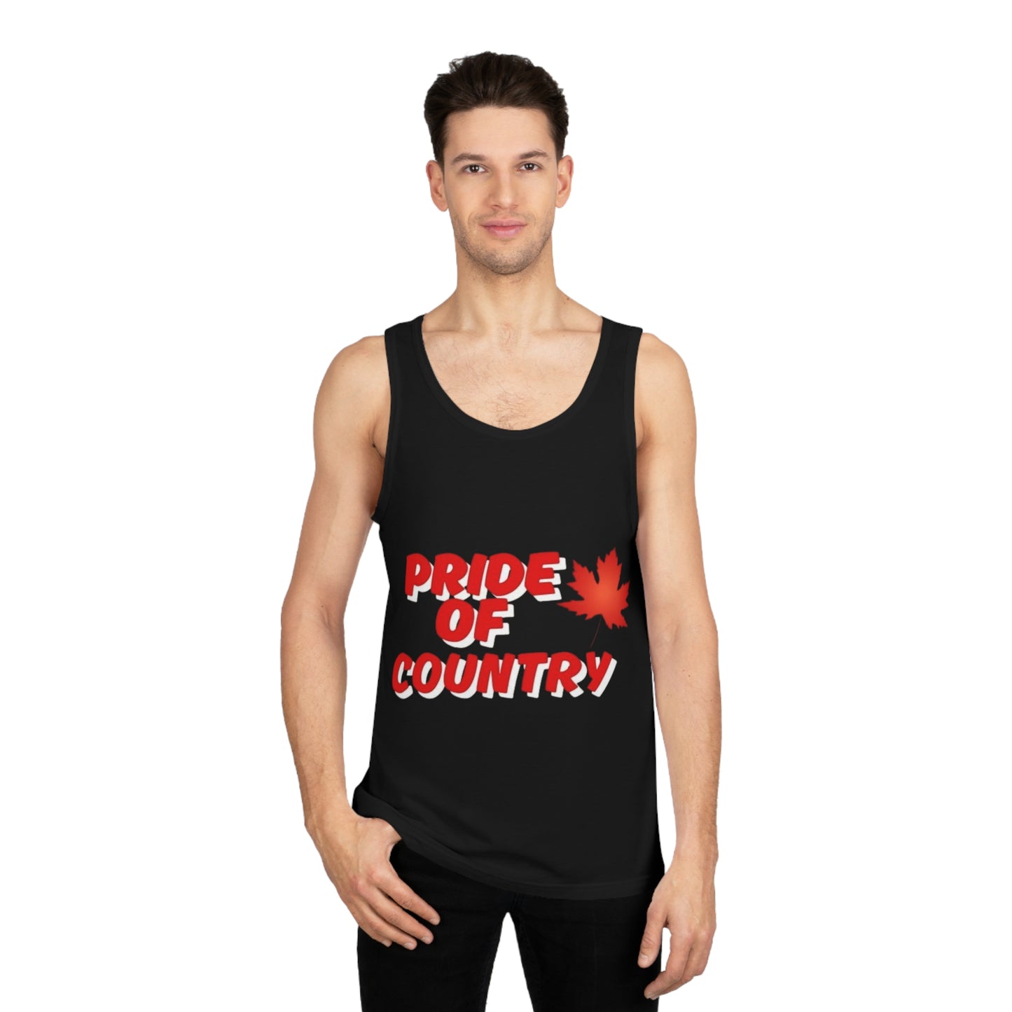 Pride of Country Unisex Tank Top | Canada Day Apparel, Summer Fashion, Pride Shirt, Casual Wear, Gift for Him/Her