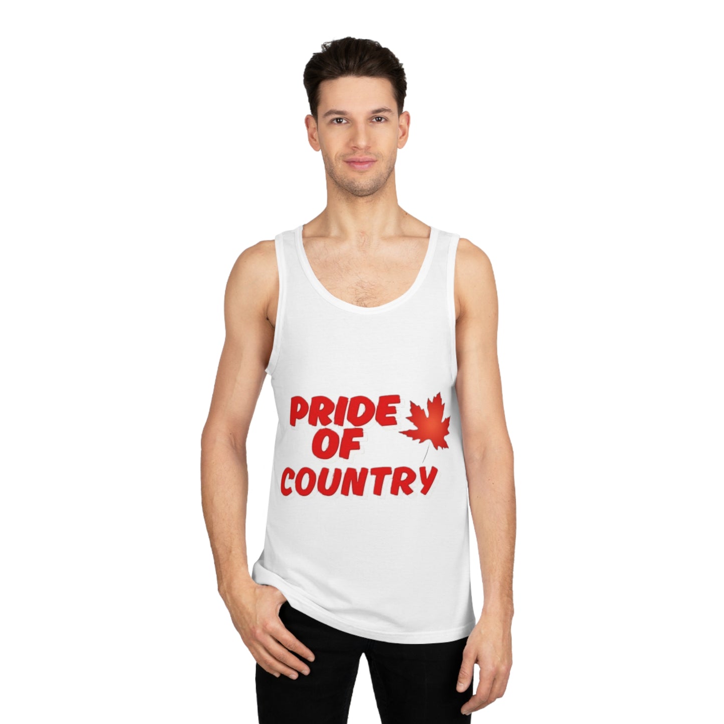 Pride of Country Unisex Tank Top | Canada Day Apparel, Summer Fashion, Pride Shirt, Casual Wear, Gift for Him/Her