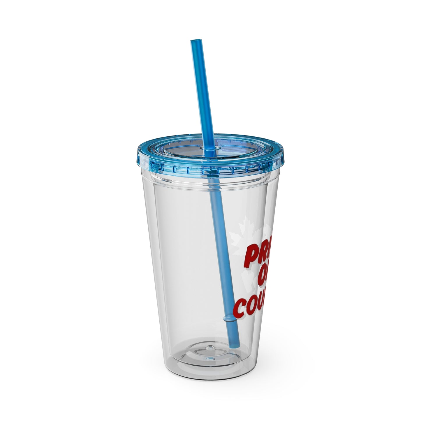 Pride of Country Tumbler, Canadian Travel Mug, Summer Hydration Cup, Reusable Straw Cup, Patriotic Gift Idea, Outdoor Adventure Drinkware